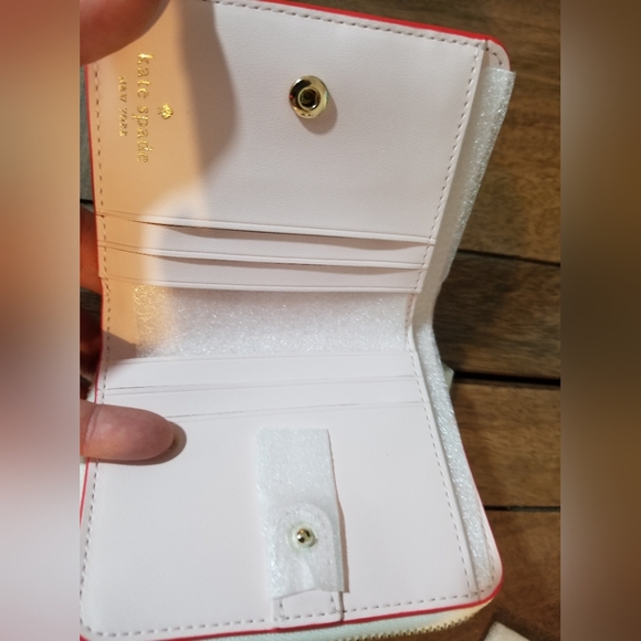 Kate Spade New York Strawberry Small Zip Wallet - Picture 5 of 10